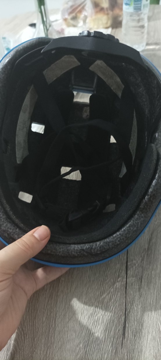 Mavi Minimalist Motosiklet Kaskı - Görsel 4