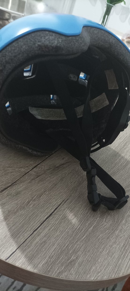 Mavi Minimalist Motosiklet Kaskı - Görsel 2