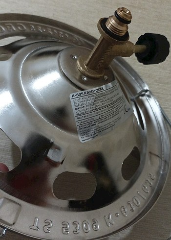 Orgaz Turbo Kamp Ocak K635 Gri - Görsel 3