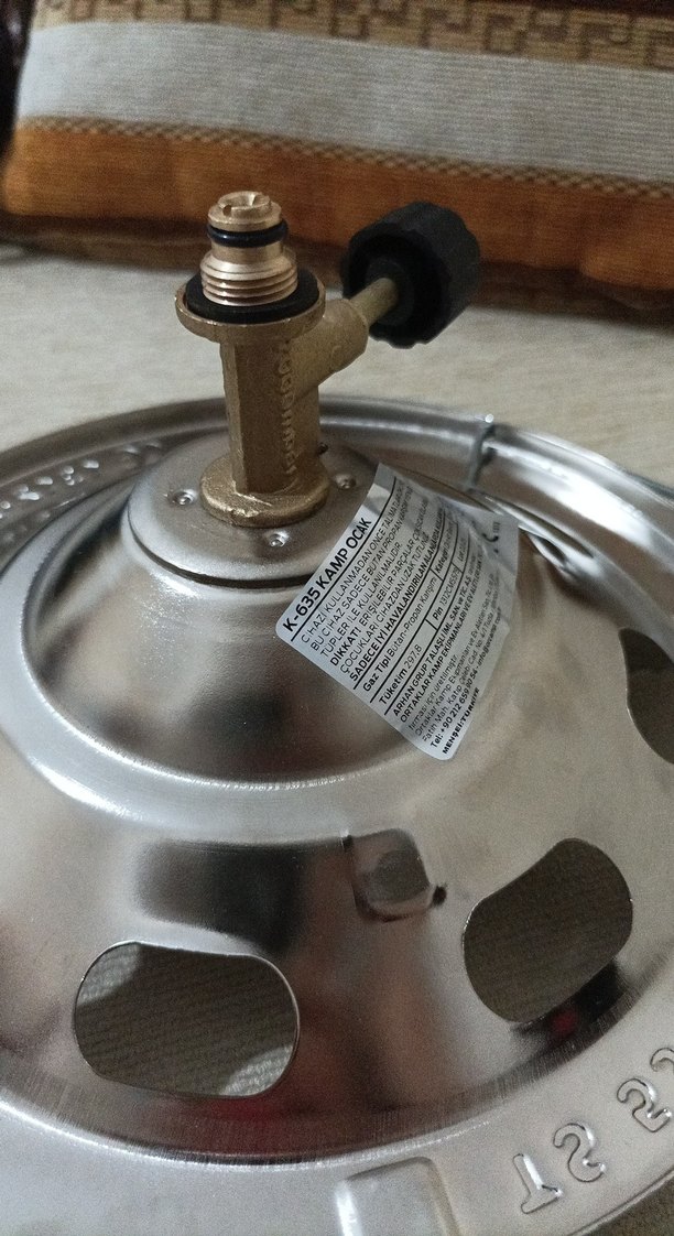 Orgaz Turbo Kamp Ocak K635 Gri - Görsel 4