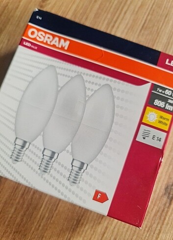 Osram Klasik Mum 7 W Sarı Mum E14 Duy 3'lü Led
Ampul - Görsel 8