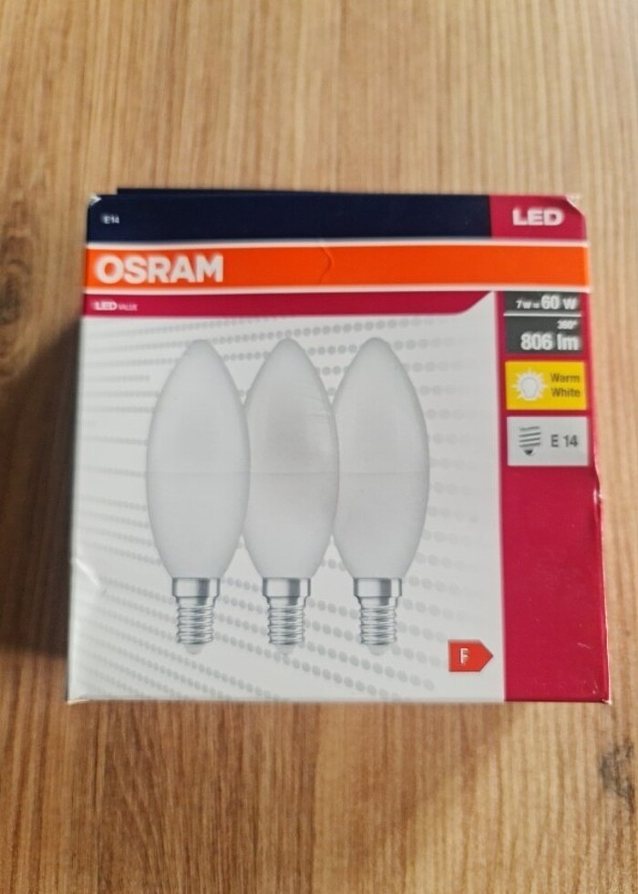 Osram Klasik Mum 7 W Sarı Mum E14 Duy 3'lü Led
Ampul - Görsel 2