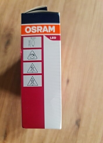  Beden beyaz Renk Osram Klasik Mum 7 W Sarı Mum E14 Duy 3'lü Led Ampul