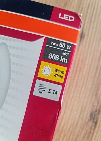 Osram Klasik Mum 7 W Sarı Mum E14 Duy 3'lü Led
Ampul - Görsel 7