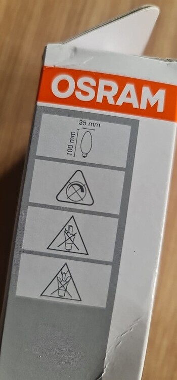 Osram LED Base Classic B40 4W Filaman Sarı Işık E-14 Ampul 2'li  - Görsel 6