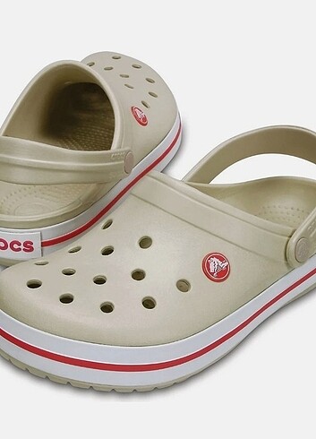 Crocs Crocs Crocband Unisex Bej Terlik 11016-62P (36 - 37)