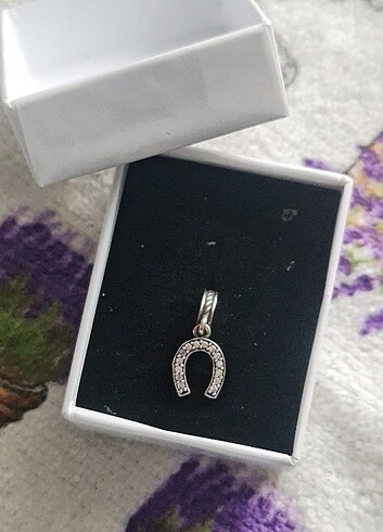 925 Ayar Gümüş Sallantılı At Nalı Charm - Görsel 6