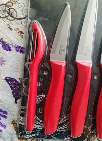 Karaca Red Peel 4 Parça Bıçak Seti - Görsel 6