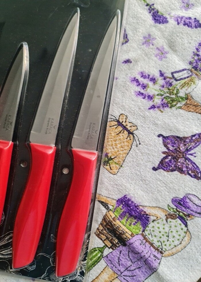 Karaca Red Peel 4 Parça Bıçak Seti - Görsel 5