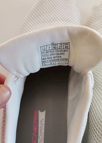 40 Beden Skechers Beyaz Kadın Spor Ayakkabı
