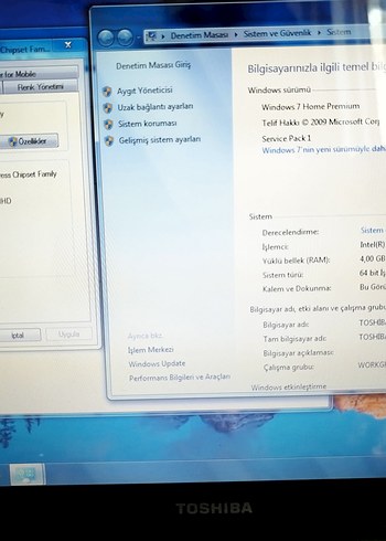 Beden Toshiba Laptop