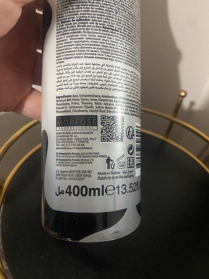 Morfose Milk Therapy Saç sütü 400 ml - Görsel 3