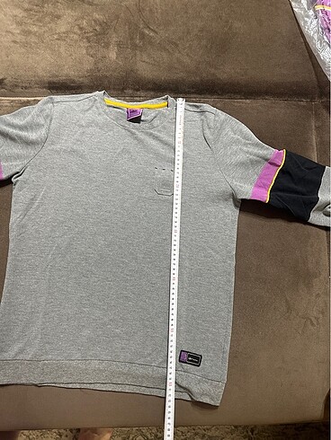15-16 Yaş Beden gri Renk Uğur Okul Sweatshirt