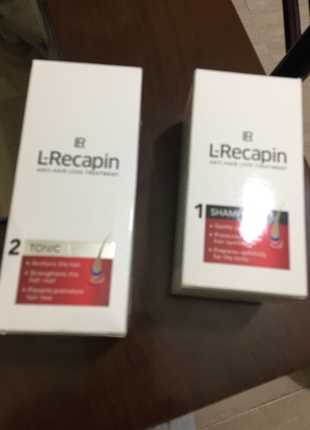 Alman markası LR ....L Recapin şampuan ve bakım serumu