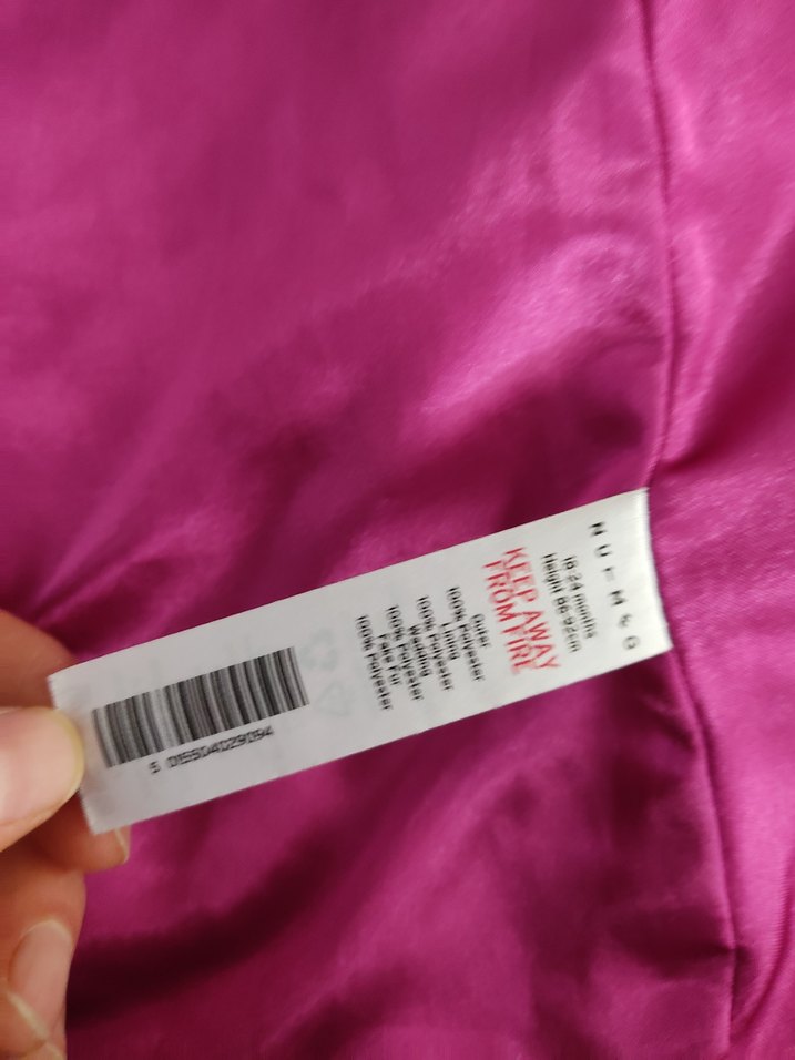 Kız Çocuk Lacivert Nakışlı Düğmeli kaban - Görsel 4