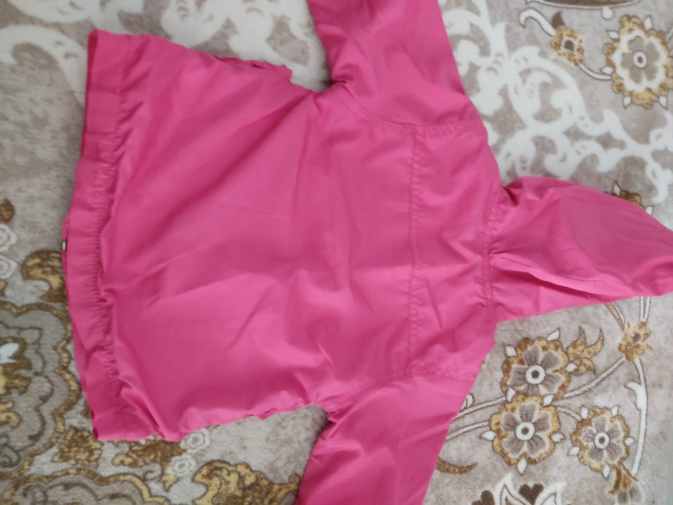 Nakışlı Kapüşonlu Kız Çocuk Pembe Mont - Görsel 4