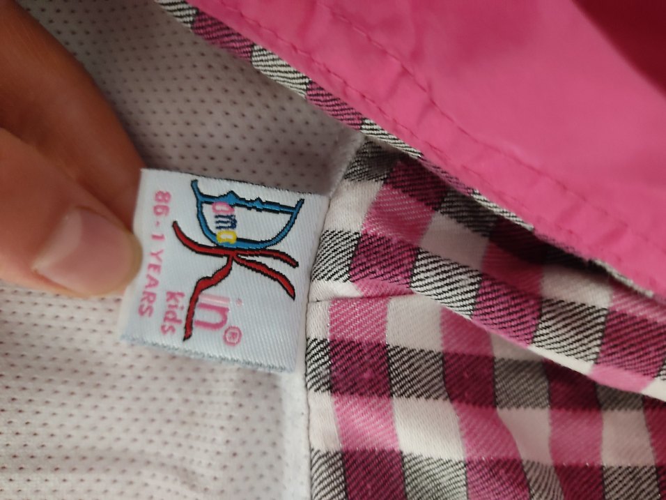 Nakışlı Kapüşonlu Kız Çocuk Pembe Mont - Görsel 2