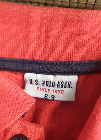 U.S Polo Assn. U.S Polo 8 yaş polo tişört nar çiçeği 