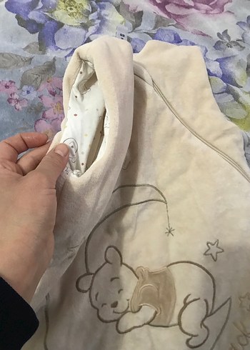 Nakışlı Beyaz Bebek Battaniyesi kundağı - Görsel 2