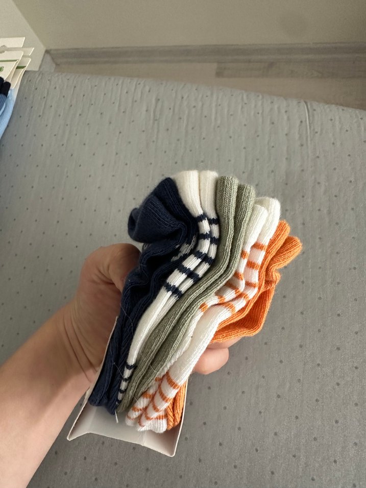 Turuncu Desenli Erkek Çocuk Patik Çorap 14-16 - Görsel 2