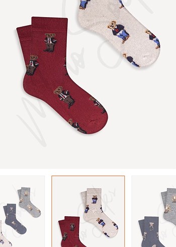 Teddy çorap , Çok Renkli - Görsel 6