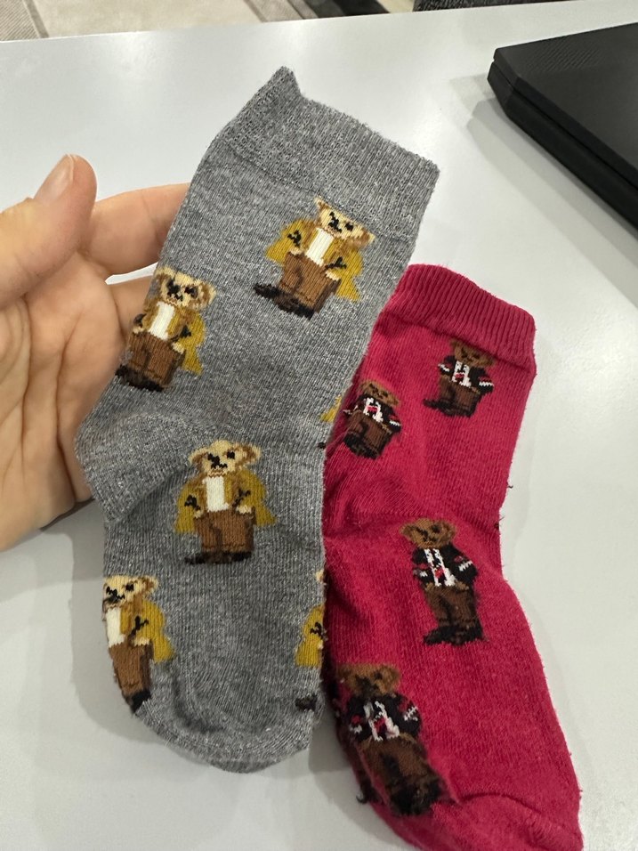 Teddy çorap , Çok Renkli - Görsel 2