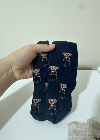 Erkek Çocuk Çok Renkli Baskılı Çorap Seti Teddy - Görsel 2