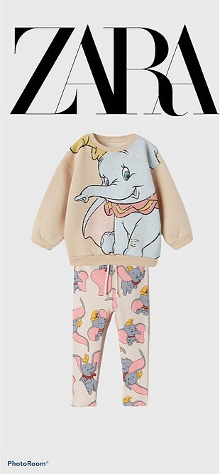 Orjinal marka ZARA etiketli 1-5 yaş arası kız bebek takım