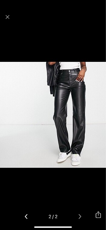 Bershka Bershka Deri Pantalon