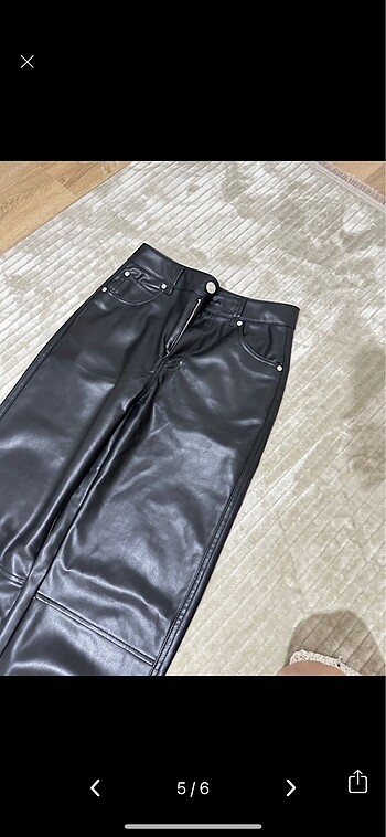 s Beden Bershka Deri Pantalon