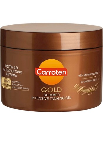Carroten Gold Shimmer Yoğun Bronzlaştırıcı Jel