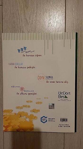 ÜçDörtBeş TYT Biyoloji Soru Bankası