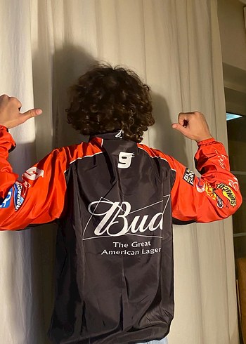 Bud Temalı Unisex Paraşüt Rüzgarlık - Görsel 3