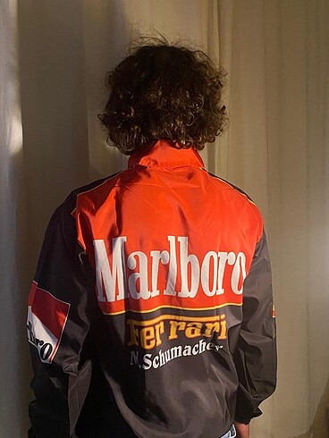 Michael Schumacher Marlboro Ferrari Temalı Unisex Paraşüt Rüzgar - Görsel 3