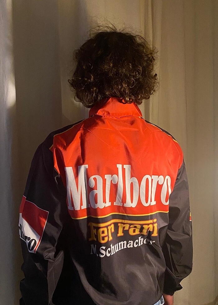 Michael Schumacher Marlboro Ferrari Temalı Unisex Paraşüt Rüzgar - Görsel 3