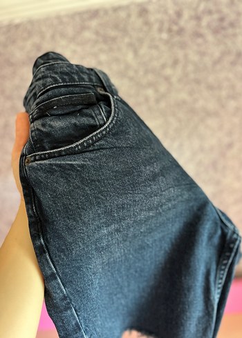 40 Beden lacivert Renk Kadın Midi Denim Şort