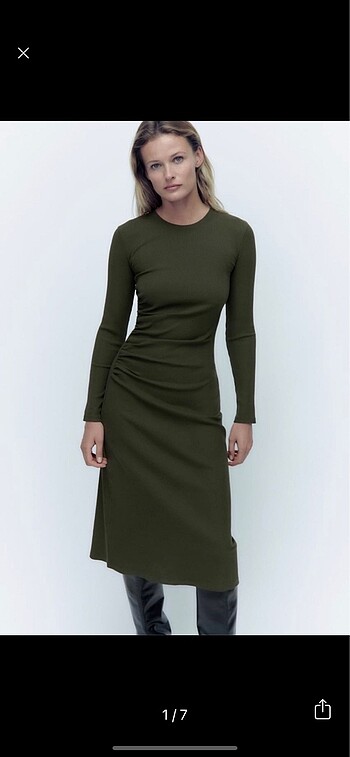 Zara midi elbise