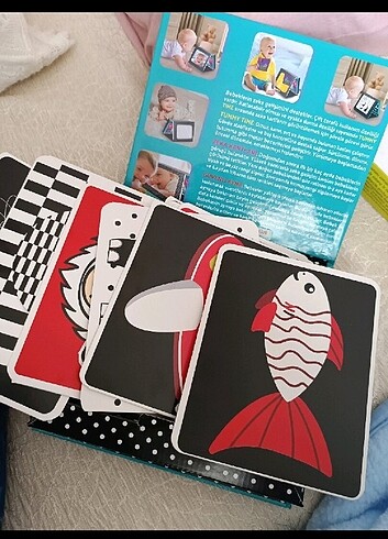  Beden Tummy time Bebek zeka kartları 