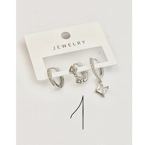 Xuping üçlü küpe set - Görsel 2