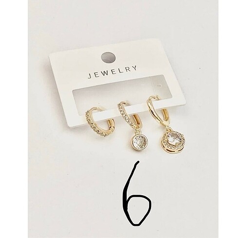 Xuping üçlü küpe set - Görsel 7