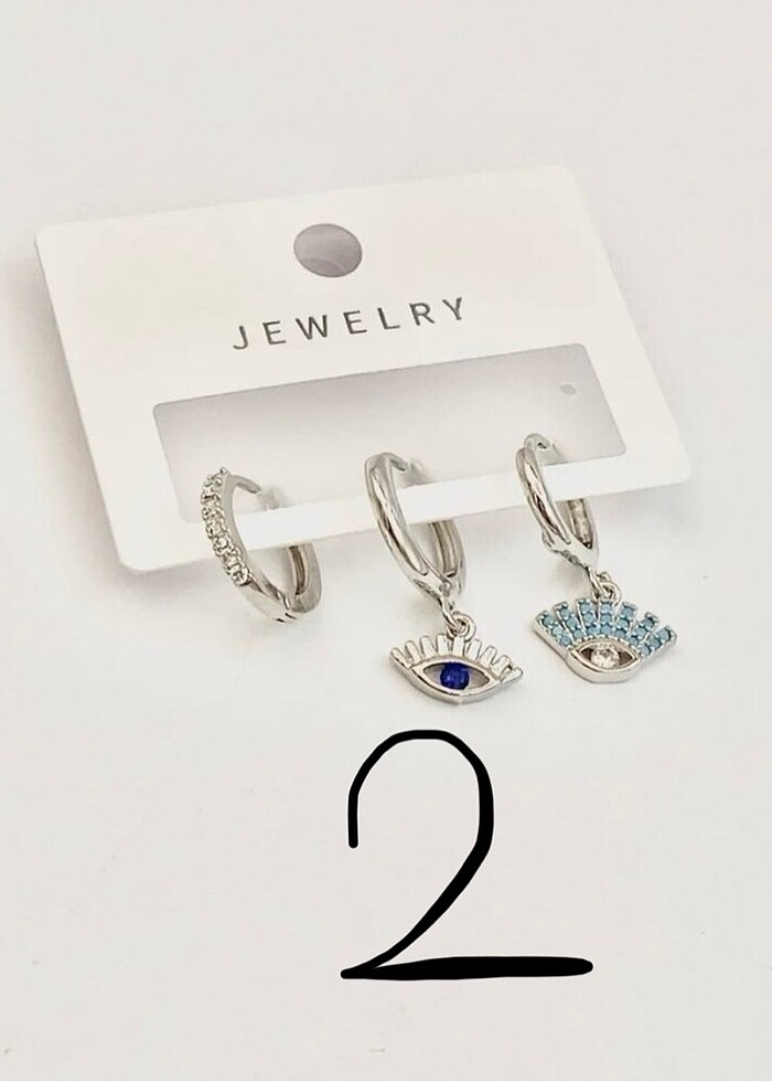 Xuping üçlü küpe set - Görsel 3