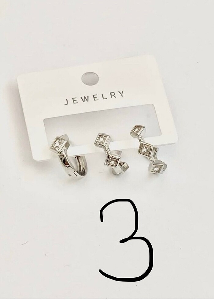 Xuping üçlü küpe set - Görsel 4