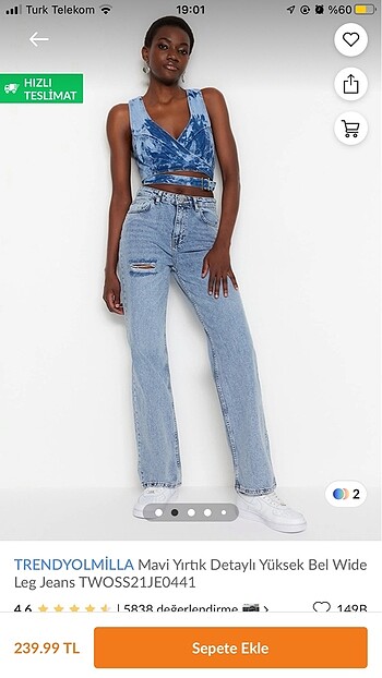 trendyolmilla jean