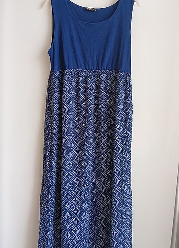 LC Waikiki Lacivert Yazlık elbise