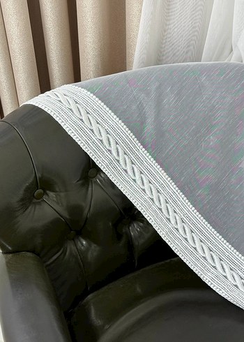 ucu dantelli tül Perde - Görsel 3