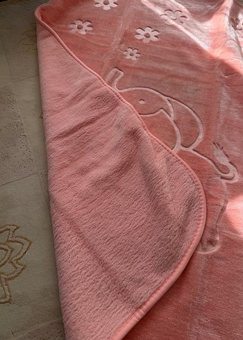 Pembe Baskılı Çocuk Battaniyesi - Görsel 6
