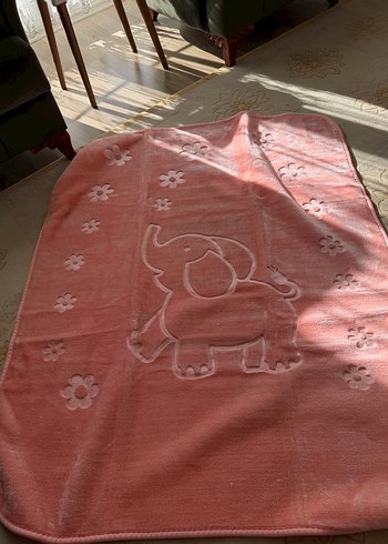 Pembe Baskılı Çocuk Battaniyesi - Görsel 4