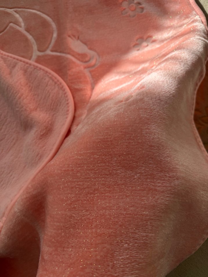 Pembe Baskılı Çocuk Battaniyesi - Görsel 5