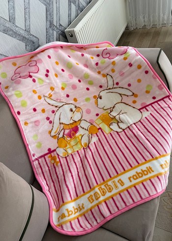 Pastel Renkli Baskılı Çocuk Battaniyesi Dinarsu markalı - Görsel 2