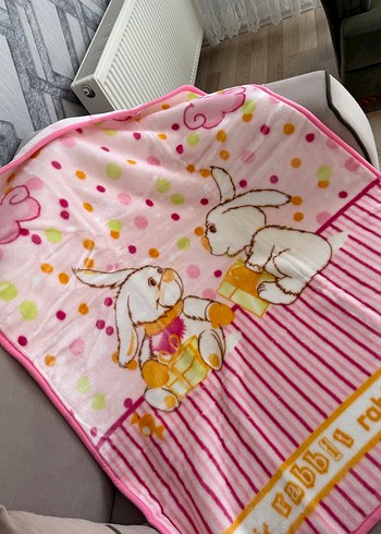 Pastel Renkli Baskılı Çocuk Battaniyesi Dinarsu markalı - Görsel 3